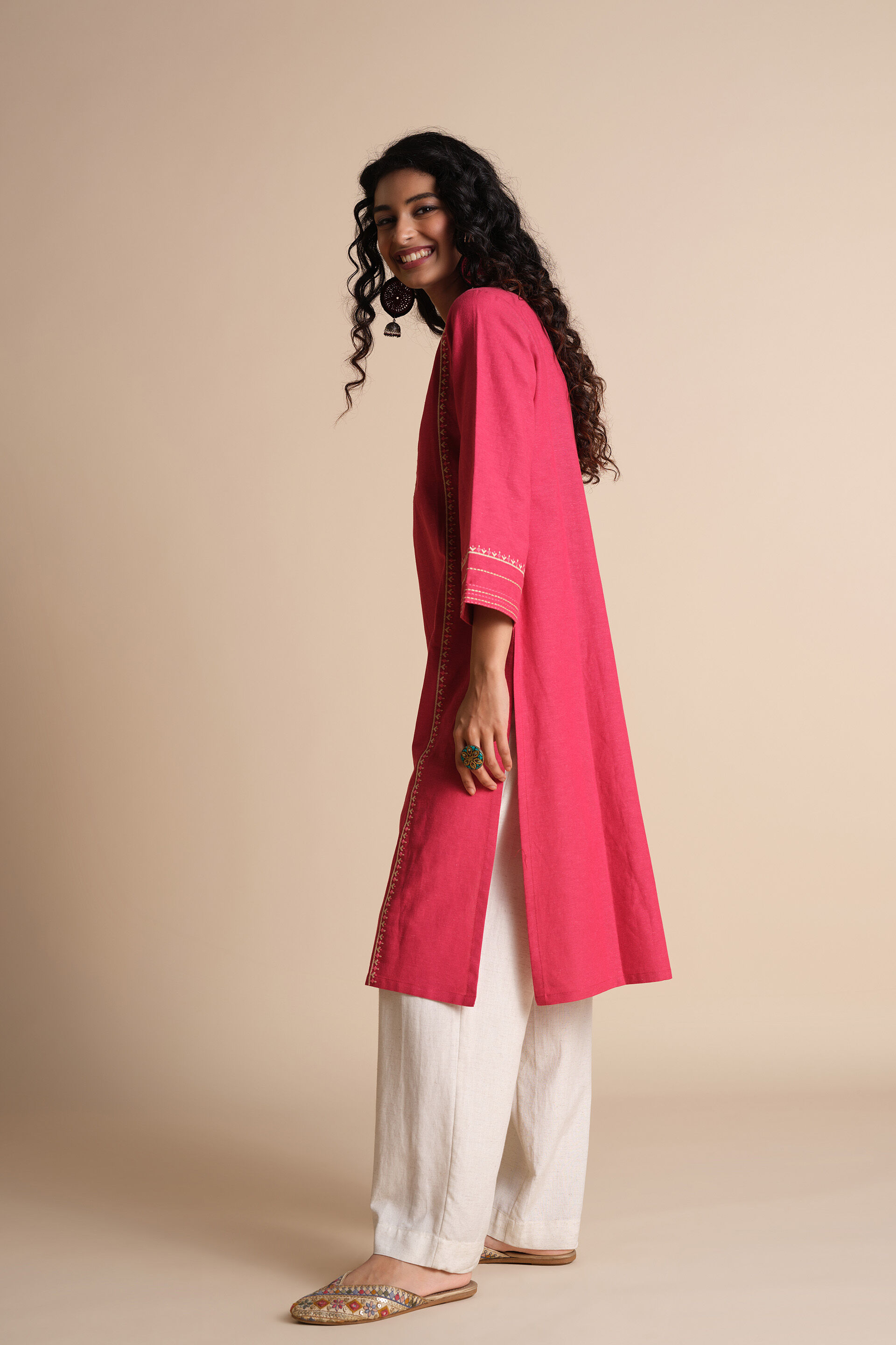 Guler Kurta, Red, image 4